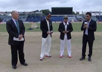 india wins toss elects to bat in one off test against bangladesh