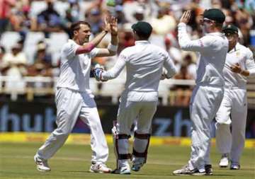 south africa bowls west indies for 329 in 3rd test