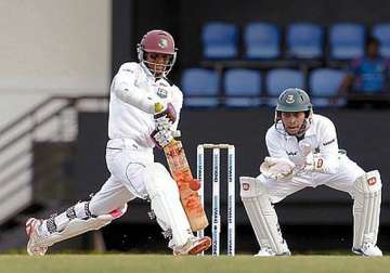 ban vs wi west indies builds lead of 427 against bangladesh