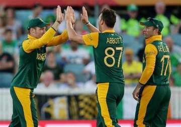world cup 2015 south africa wins toss bowls against pakistan