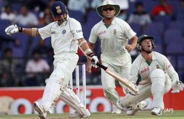 tendulkar ton in vain india slump to heavy loss