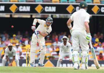 aus vs ind australia lose rogers to hand india initiative at tea