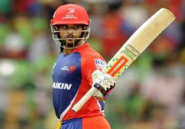 ipl 8 duminy de kock prop up daredevils to 187/5 against rcb