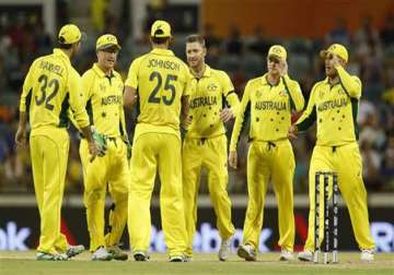 world cup 2015 australia to face sri lanka for second spot in pool a
