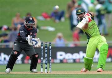 world cup 2015 pakistan vs uae scoreboard match 25