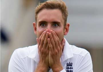 in pics broad rattles aussie batting lineup with his career best 8 15