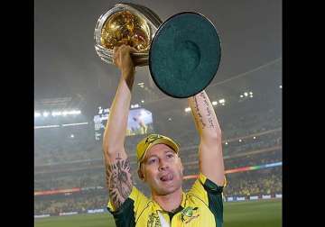 michael clarke dedicates world cup triumph to philip hughes