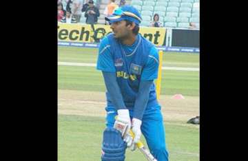 dhoni s absence is a big blow for india says sangakkara