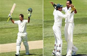 aussies declare at 519 for 8 against pak in hobart test