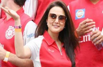 preity zinta working hard on kings xi success