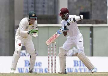 aus vs wi dowrich samuels give west indies hope against australia