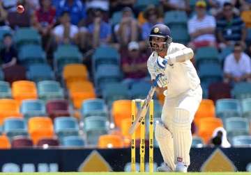 aus vs ind vijay guides india to 89 1 at lunch day 1