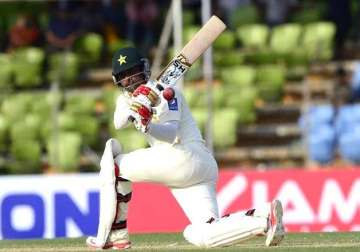ban vs pak hafeez hits a career best 224 as pakistan stretches lead