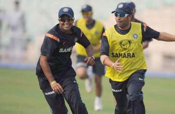 indian team sweat it out ahead of 2nd test