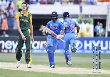 world cup 2015 india vs south africa scoreboard match 13