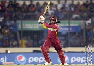 sa vs wi gayle smashes 77 from 31 as wi beats south africa in first t20