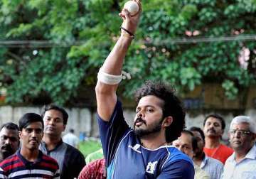 after exoneration cricketer sreesanth takes to nets