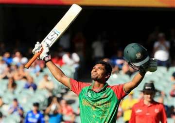 mohammad mahmudullah hits bangladesh s first world cup century