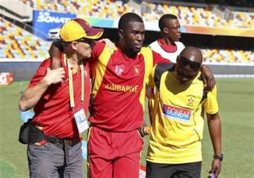 world cup 2015 injured zimbabwe captain chigumbura to miss ireland clash