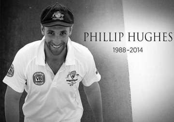test cricket pauses to mourn hughes