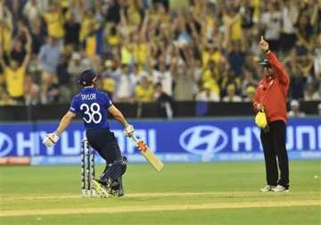 world cup 2015 james taylor misses out on ton due to umpiring howler