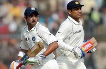 gambhir remains on top sehwag slips to sixth