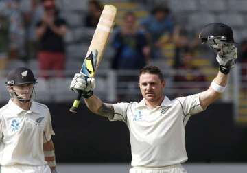 nz vs sl mccullum blitz helps kiwis amass 429/7 on day 1 vs sri lanka