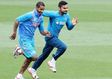 world cup 2015 team india undergo light practice session in melbourne