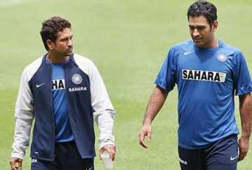 dhoni downplays tendulkar role against south africa