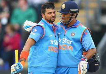 ms dhoni backs struggling suresh raina in the ongoing odi series against sa