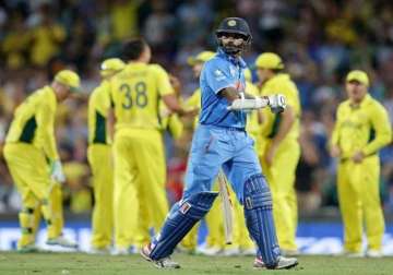 world cup 2015 australian media criticises lack of fight from indians