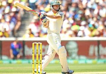 aus vs ind rogers watson take australia to 92/1 at lunch on day 1