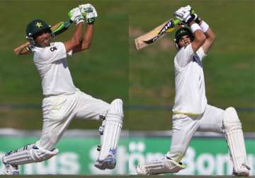pakistan 566 3 decl vs new zealand 2nd test day2 stump