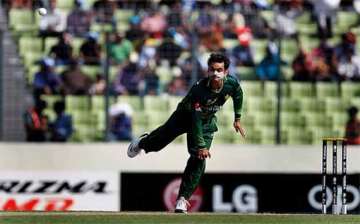 hafeez appears for bowling test report awaited