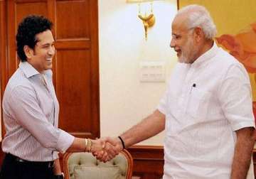 sachin hints at major sporting plan for india with pm modi