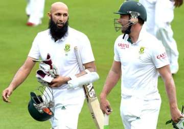 sa vs wi amla de villiers tons push safrica to 340 3 vs wi on day 1