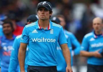 alastair cook not secure as world cup captain