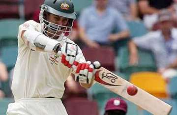 aussies take foot off the pedal against windies in gabba