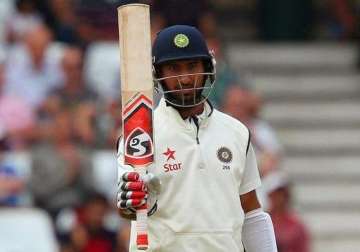 aus vs ind pujara fifty propels india to 223/3 at tea on day 3