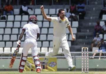 aus vs wi west indies tied down to 85 3 by lunch on day 1 of 1st test