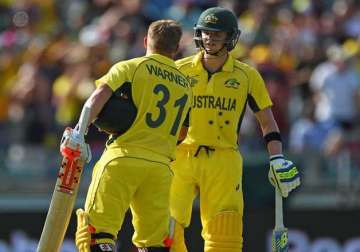 world cup 2015 australia wins toss opts to bat against sri lanka