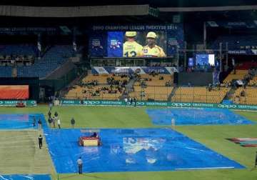 clt20 match 11 csk share points with lahore after rain washed off game