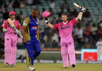clt20 match 2 williamson hundred helps knights pile 206/5 against cobras