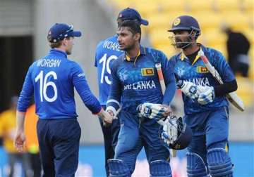 world cup 2015 sangakkara thirimanne tons help sl trounce england by 9 wickets