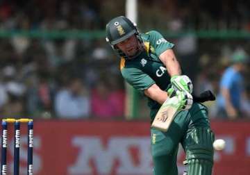 india v/s south africa de villiers ton propels proteas to 303/5