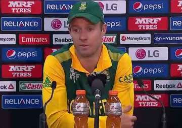 world cup 2015 defeat to india factor behind my knock says de villiers