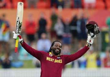 world cup 2015 chris gayle creates history smashes fastest double hundred