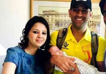 i had not seen ziva when she was born was a tough period ms dhoni