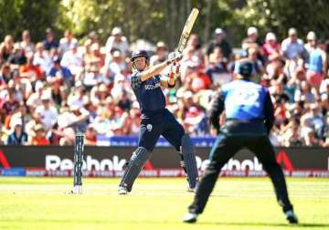 world cup 2015 scotland bowled out for 142 vs new zealand