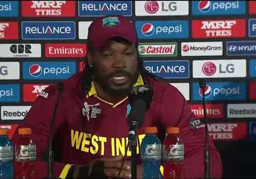 world cup 2015 never felt so much pressure says chris gayle